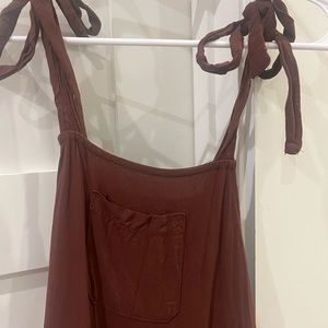 brown romper